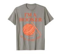 Funny Crochet Lover I'm A Hooker In My Free Time Camiseta
