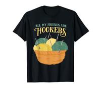 Funny Crochet Shirt For Women Men All My Friends Are Hookers Camiseta