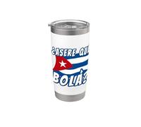 Funny Cuban Saying Cuba Shirt Cuban Shirt Cuban Flag Shirt Vaso térmico de acero inoxidable de doble pared