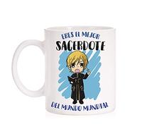 FUNNY CUP Taza Eres el Mejor Sacerdote del Mundo Mundial. Taza Divertida de Regalo (Sacerdote)