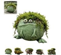 Funny Cute Animal Planter Collection,Whimsical Resin Succulent Plant Pot,Frog Opossum Alligator Dog Plant Pots,Decorative Mini Flower Pots for Desk Windowsill Garden Patio Office Home