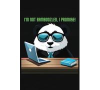 Funny Cute Animals Working at Home/Office - A5 Paper Notebook with 100 Lined Pages: Funny Cute Panda Working