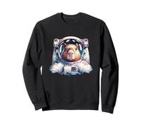 Funny Cute Capybara Astronauta Espacio Exterior Hombres Mujeres Niños Sudadera