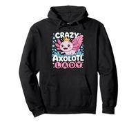 Funny Cute Crazy Axolotl Lady Animal Lover For Women Girls Sudadera con Capucha
