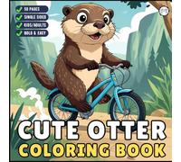Funny Cute Kawaii Sea Otter Animal Coloring Book Gift for Adults Men Women Kids Boys Girls Teens Cool River Otter Coloring Activity Book Bold and Easy ... Sided Stress Relief Otter Lover Coloring Book