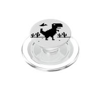 Funny Cute Pixel Offline T-Rex Game, Cool Dino Game, Gaming PopSockets PopGrip para MagSafe