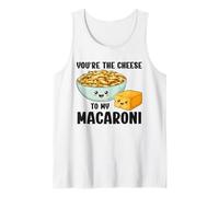 Funny Cute Valentine's You'Re The Cheese To My Macarroni Camiseta sin Mangas