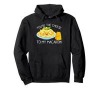 Funny Cute Valentine's You'Re The Cheese To My Macarroni Sudadera con Capucha