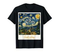 Funny Cycling Gogh Riding Funny Cycling Van Gogh Art Bike Camiseta