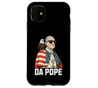 Funny Da Pope León XIV 4 de Julio Americano Hombres Mujeres Carcasa para iPhone 11