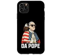 Funny Da Pope León XIV 4 de Julio Americano Hombres Mujeres Carcasa para iPhone 11 Pro Max