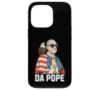 Funny Da Pope León XIV 4 de Julio Americano Hombres Mujeres Carcasa para iPhone 13 Pro