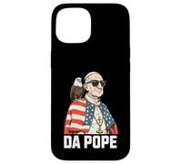Funny Da Pope León XIV 4 de Julio Americano Hombres Mujeres Carcasa para iPhone 15