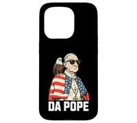 Funny Da Pope León XIV 4 de Julio Americano Hombres Mujeres Carcasa para iPhone 15 Pro