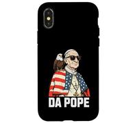 Funny Da Pope León XIV 4 de Julio Americano Hombres Mujeres Carcasa para iPhone X/XS