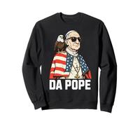 Funny Da Pope León XIV 4 de Julio Americano Hombres Mujeres Sudadera