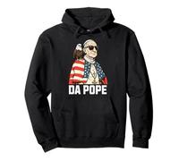 Funny Da Pope León XIV 4 de Julio Americano Hombres Mujeres Sudadera con Capucha