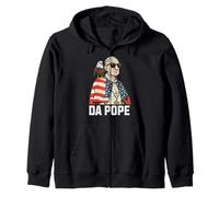 Funny Da Pope León XIV 4 de Julio Americano Hombres Mujeres Sudadera con Capucha