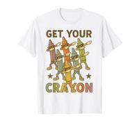 Funny Dabbing Crayons First Day of School Get Your Crayon Camiseta