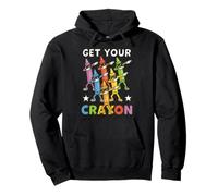 Funny Dabbing Crayons First Day of School Get Your Crayon Sudadera con Capucha