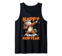 Funny Dabbing Horse Happy Lunar New Year 2026 Year of Horse Camiseta sin Mangas