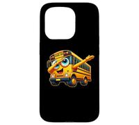 Funny Dabbing Yellow School Bus Graphic Gifts Kids Boys Carcasa para iPhone 15 Pro