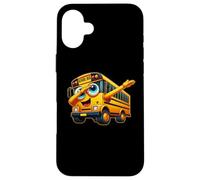 Funny Dabbing Yellow School Bus Graphic Gifts Kids Boys Carcasa para iPhone 16 Plus