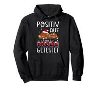 Funny Dachshund Christmas Positiv Auf Müde Getestet Sudadera con Capucha