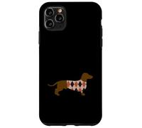 Funny Dachshund Dog in Argyle Sweater Design Carcasa para iPhone 11 Pro Max