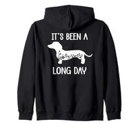 Funny Dachshund Its Been a Long Day Dachshund Mom Doxie Mama Sudadera con Capucha