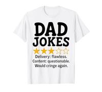 Funny Dad Chistes Revisión Meme Design Camiseta