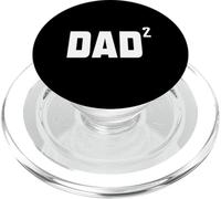 Funny Dad Día del Padre Dos Anuncio de Embarazo Segundo Bebé PopSockets PopGrip para MagSafe