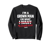 Funny Dad Father I'm A Grown Man I Do What My Daughter Wants Sudadera