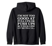 Funny Dad Joke Adult Father's Day Pushups & Pullups Failure Sudadera con Capucha