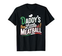 Funny Daddys Little Meatball Cute Joke Mujeres Hombres Camiseta