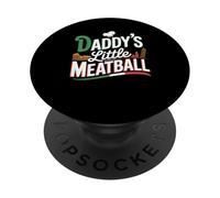 Funny Daddys Little Meatball Cute Joke Mujeres Hombres PopSockets PopGrip Adhesivo