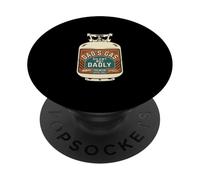 Funny Dad'S Gas Silent But Dadly Fathers Day Juego de Palabras Papá Pedos PopSockets PopGrip Adhesivo