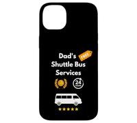 Funny Dad'S Shuttle Bus Service Ofrece Viajes a los niños en minibús Carcasa para iPhone 14 Plus