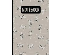 Funny Dalmatian Dog Notebook: Cute Dalmatian Yoga Journal | 6” x 9” Lined Pages | Funny Gift for Women, Girls, Dog Owners