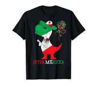 Funny Dance Mexican Viva Mexico Independence Day Long Sleeve Camiseta