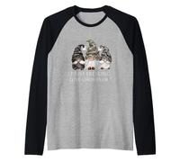 Funny Dark Gothic Garden Gnomes I Just Freaking Love Gnomes Camiseta Manga Raglan