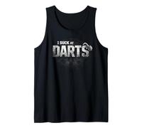 Funny Dart Player I Suck At Darts Camiseta sin Mangas