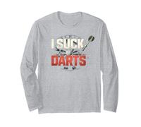 Funny Dart Player I Suck At Darts Manga Larga