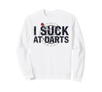 Funny Dart Player I Suck At Darts Sudadera