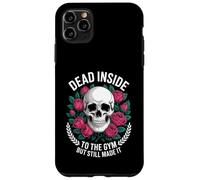Funny Dead Inside To The Gym Diciendo Entrenamiento Humor Mujeres Hombres Carcasa para iPhone 11 Pro MAX