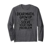 Funny Dear Math Grow Up Solve Your Problems Teens Trendy Manga Larga