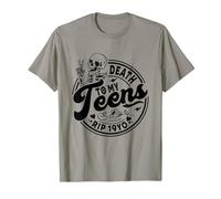 Funny Death To My Teens R.I.P cumple 20 años Camiseta
