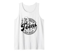 Funny Death To My Teens R.I.P cumple 20 años Camiseta sin Mangas