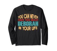 Funny Deborah Personalized Tshirt First Name Joke Item Manga Larga