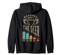 Funny Deer Hunter Razones por Las Que me perdí la Temporada Sudadera con Capucha